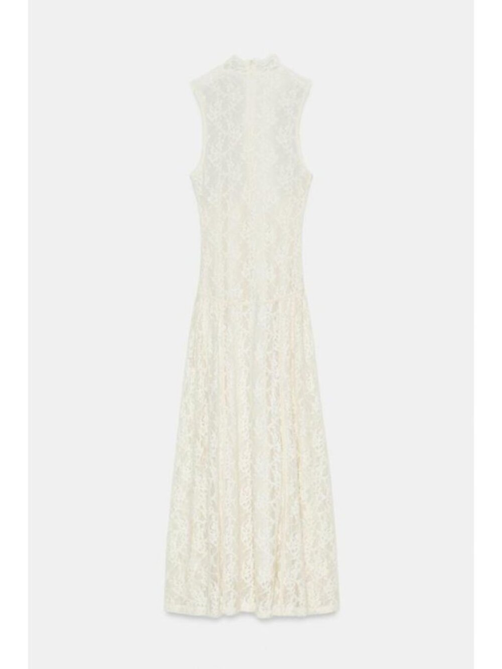 ZARA LONG LACE DRESS - Picture 6 of 7
